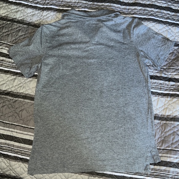 CHEROKEE KID BOY BASIC GRAY LIGHTWEIGHT POLO SHORT SLEEVE SHIRT - Picture 2 of 4